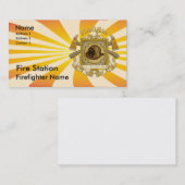 Feuerwehrhallenschild Visitenkarte (Vorne/Hinten)