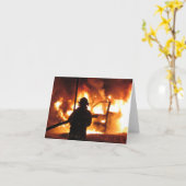 Feuerwehrhandline Karte (Gelbe Blume)