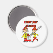 Feuerwehrhelden Magnet (Vorderseite/Rückseite)