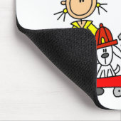 Feuerwehrhelden Mousepad (Ecke)