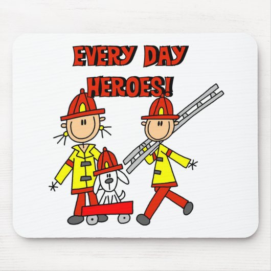 Feuerwehrhelden Mousepad (Vorne)