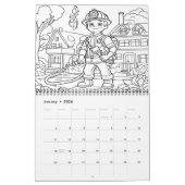 Feuerwehrhelden-Rettungsaktion 20XX Kalender (Jan 2026)
