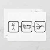 Feuerwehrheldin Postkarte (Vorne/Hinten)