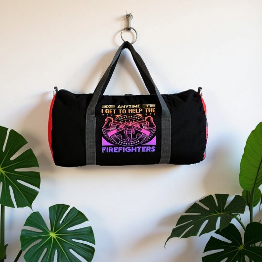 Feuerwehrhelfer jederzeit duffle bag