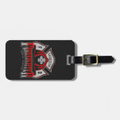 Feuerwehrhelm ADD NAME Fire Department Rescue Gepäckanhänger (Vorderseite horizontal)