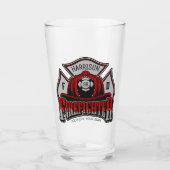 Feuerwehrhelm ADD NAME Fire Department Rescue Glas (Vorderseite)