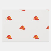 Feuerwehrhelm-Geschenkverpackung Geschenkpapier Set (Vorderseite 3)