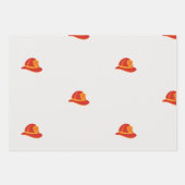 Feuerwehrhelm-Geschenkverpackung Geschenkpapier Set (Vorderseite 2)