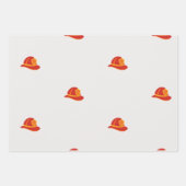 Feuerwehrhelm-Geschenkverpackung Geschenkpapier Set (Vorderseite)