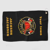 Feuerwehrhelm    golfhandtuch (Horizontal)