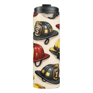 Feuerwehrhelm Muster professionell Feuerwehr stati Thermosbecher