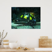 Feuerwehrhelm Poster (Küche)