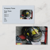 Feuerwehrhelm-Schließung Visitenkarte (Vorne/Hinten)