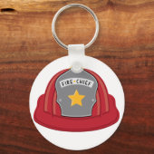 Feuerwehrhelm Schlüsselanhänger (Vorderseite)