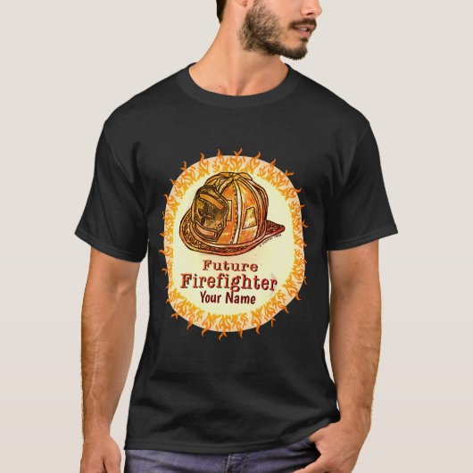 Feuerwehrhelm T-Shirt (Vorderseite)