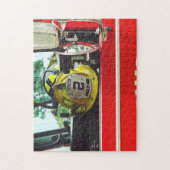Feuerwehrhelme im Innentruck Puzzle (Vertikal)