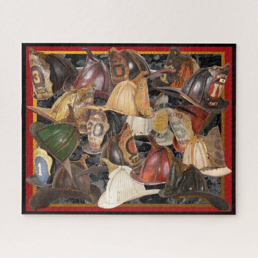 Feuerwehrhelme Puzzle (Horizontal)