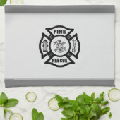 Feuerwehrhilfe   geschirrtuch (Gefaltet)