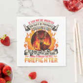 Feuerwehrhirsche Serviette (Beispiel)