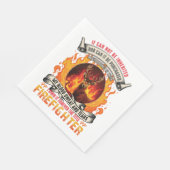 Feuerwehrhirsche Serviette (Ecke)