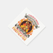Feuerwehrhirsche Serviette (Ecke)