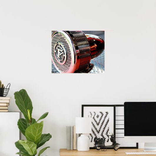 Feuerwehrhorn Poster (Heimbüro)