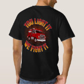 Feuerwehrhumor T-Shirt (Rückseite)