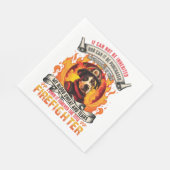 Feuerwehrhund Serviette (Ecke)