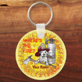 Feuerwehrhund Wheres Feuerwehrmann Schlüsselanhänger (Vorderseite)