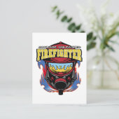 Feuerwehrkampfgeist Postkarte (Stehend Vorderseite)
