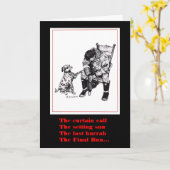 Feuerwehrkarte Beileid Karte (Gelbe Blume)