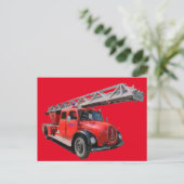 Feuerwehrkarte Postkarte (Stehend Vorderseite)