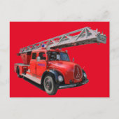 Feuerwehrkarte Postkarte (Vorderseite)