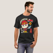 Feuerwehrkatze T-Shirt (Vorne ganz)