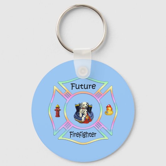 Feuerwehrkinder Schlüsselanhänger (Vorderseite)
