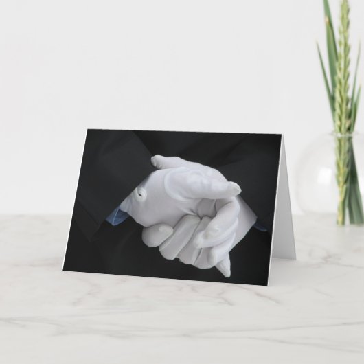 Feuerwehrkleid A, innen blau Karte (Vorderseite)