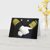 Feuerwehrkleid A, innen leer Karte (Gelbe Blume)