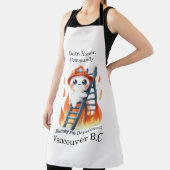 Feuerwehrkletterleiter bei Sonnenuntergang Schürze (InSitu)