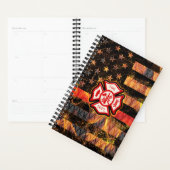 Feuerwehrkreuz und Flammen Planer (Anzeige)