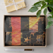 Feuerwehrkreuz und Flammen Seidenpapier (Geschenk)