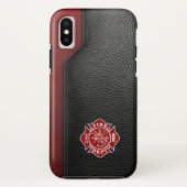 Feuerwehrleder Case-Mate iPhone Hülle (Rückseite)