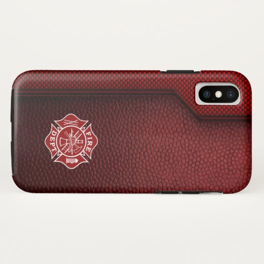 Feuerwehrleder Case-Mate iPhone Hülle (Rückseite (Horizontal))