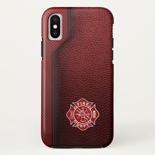 Feuerwehrleder Case-Mate iPhone Hülle (Rückseite)
