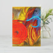 Feuerwehrlehre Feiertagskarte (Stehend Vorderseite)