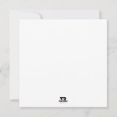 Feuerwehrlehre Feiertagskarte (Rückseite)