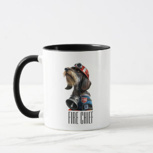 FeuerwehrleiterWire-Haar-Dackel Tasse