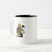 Feuerwehrler Zweifarbige Tasse (Vorderseite Links)