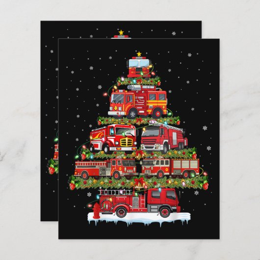 Feuerwehrleuchten Feuerwehrauto Weihnachten (Vorne/Hinten)