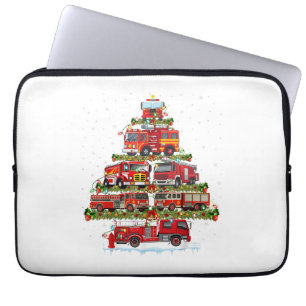 Feuerwehrleuchten Feuerwehrauto Weihnachten Laptopschutzhülle