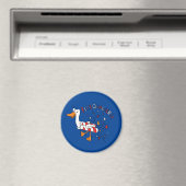 Feuerwehrleute 4. Juli Duck Magnet (In Situ (Geschirrspüler))